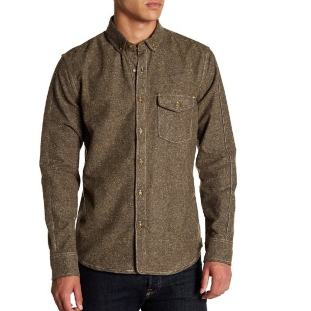 Jeremiah Utah Nep Heather Flannel Shirt